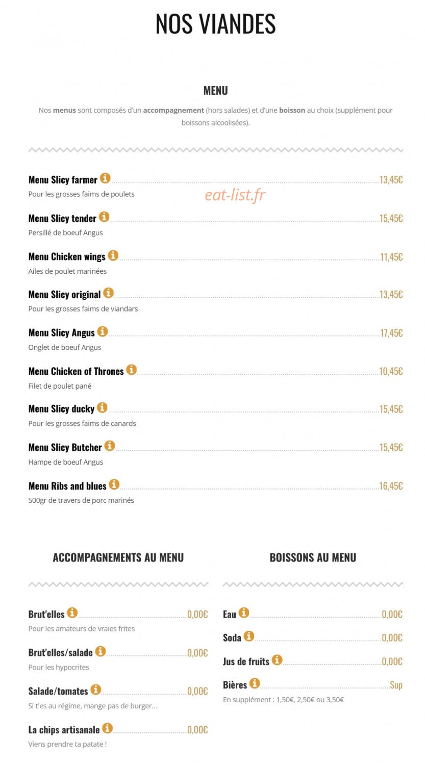 Brut Butcher — carte page 3