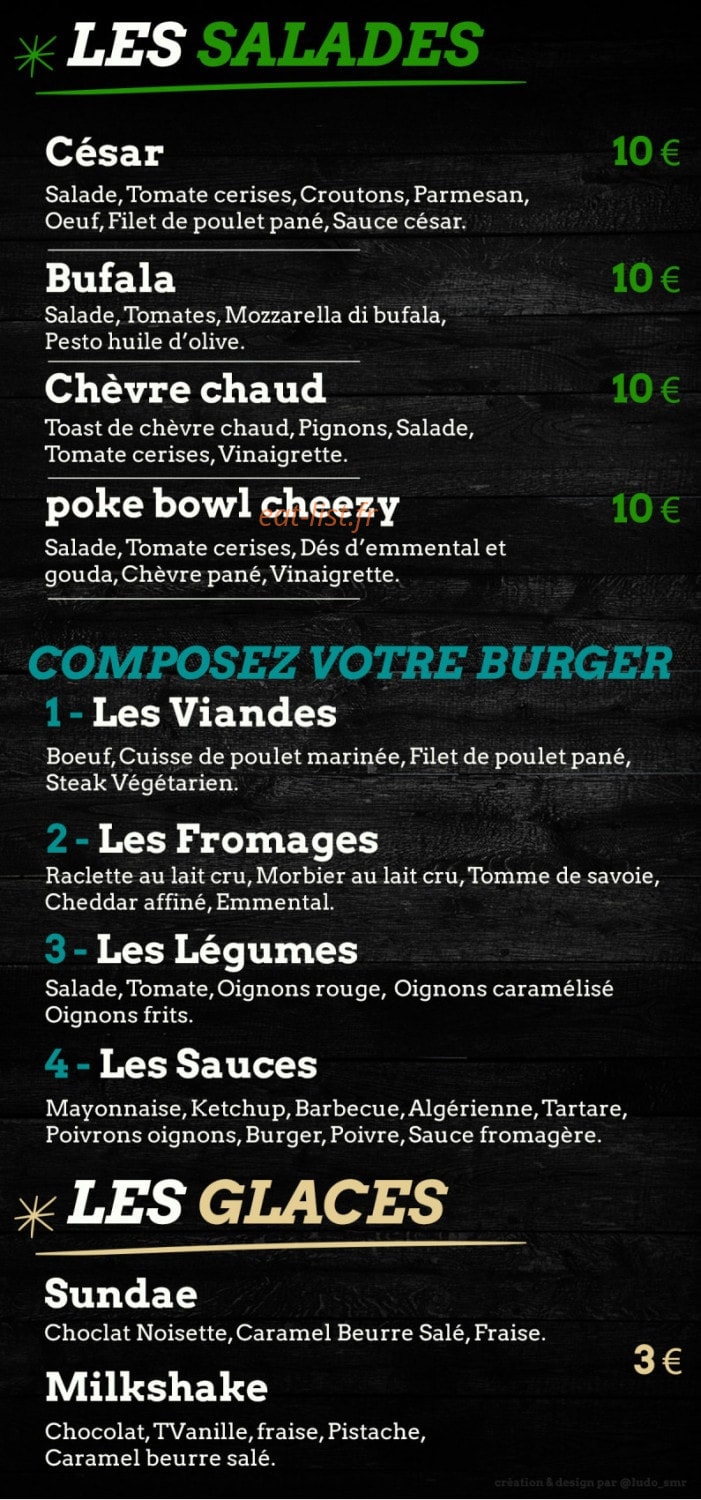 Bun’s Butcher — carte page 4