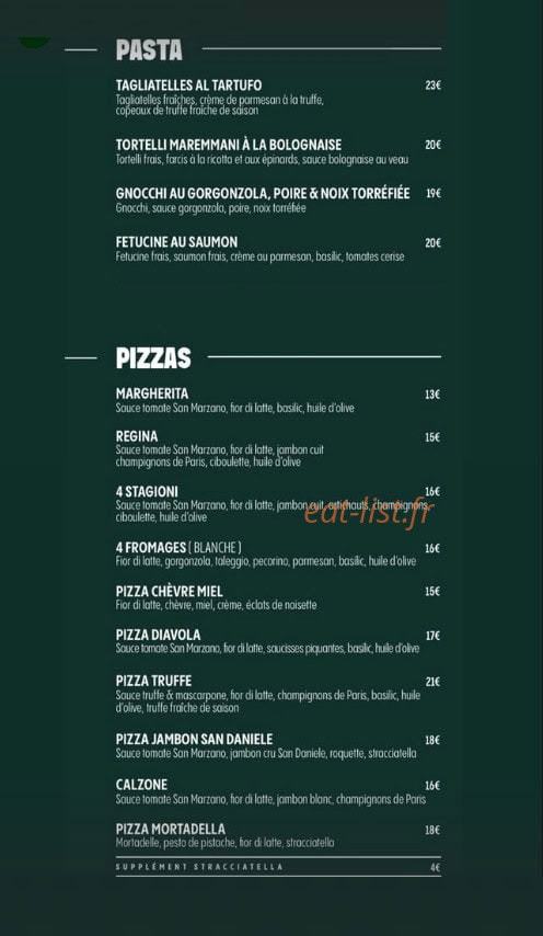 Café Bellini — carte page 4