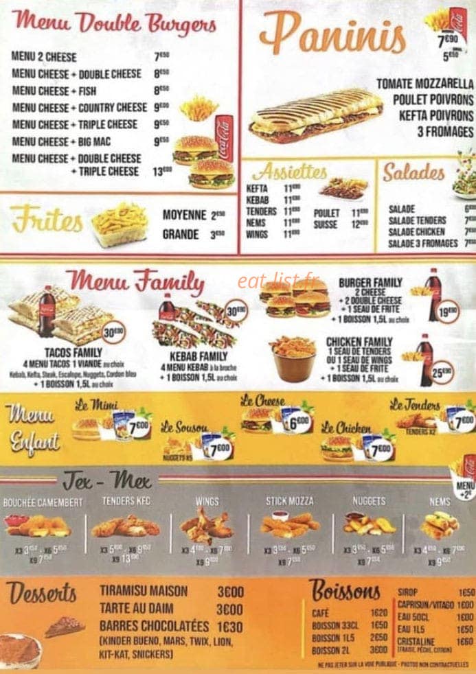Chez Bouza — carte page 3
