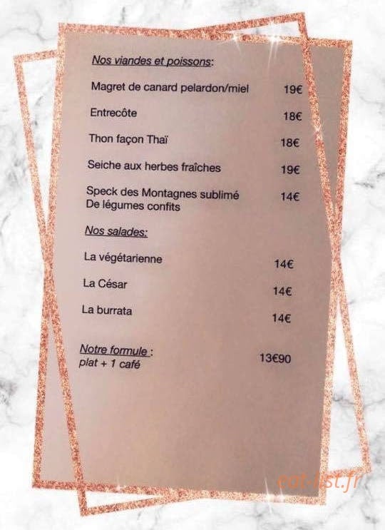 Chez Cezar — carte page 3