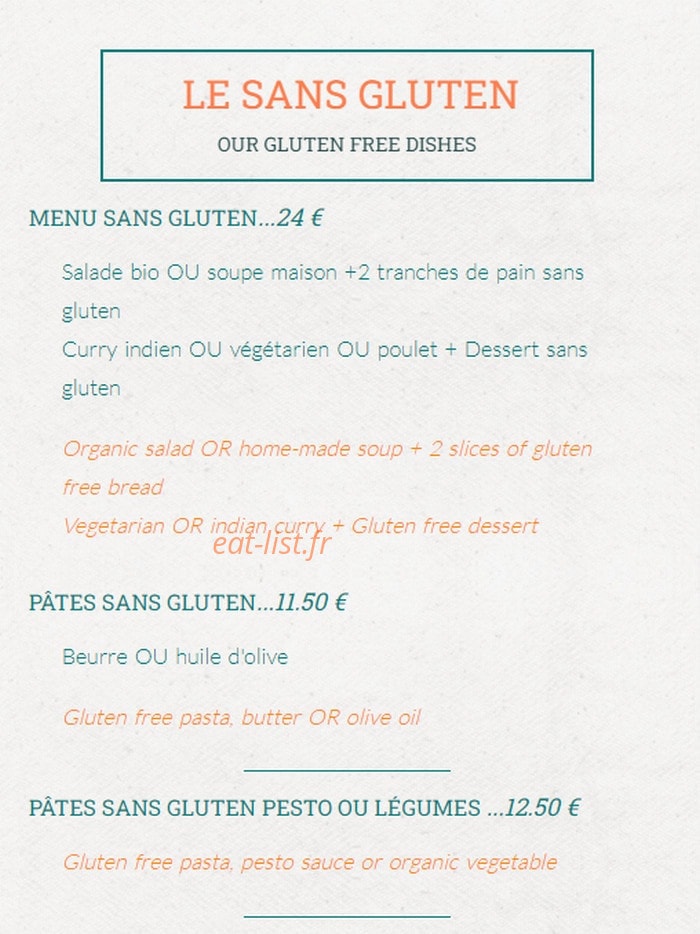 Chez Félix — carte page 4