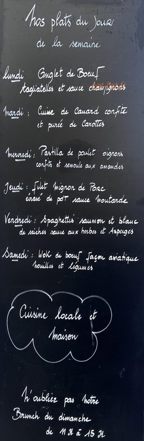 Cocorrico — carte page 1