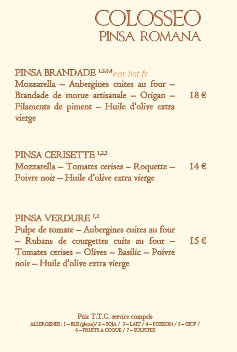 Colosseo — carte page 2