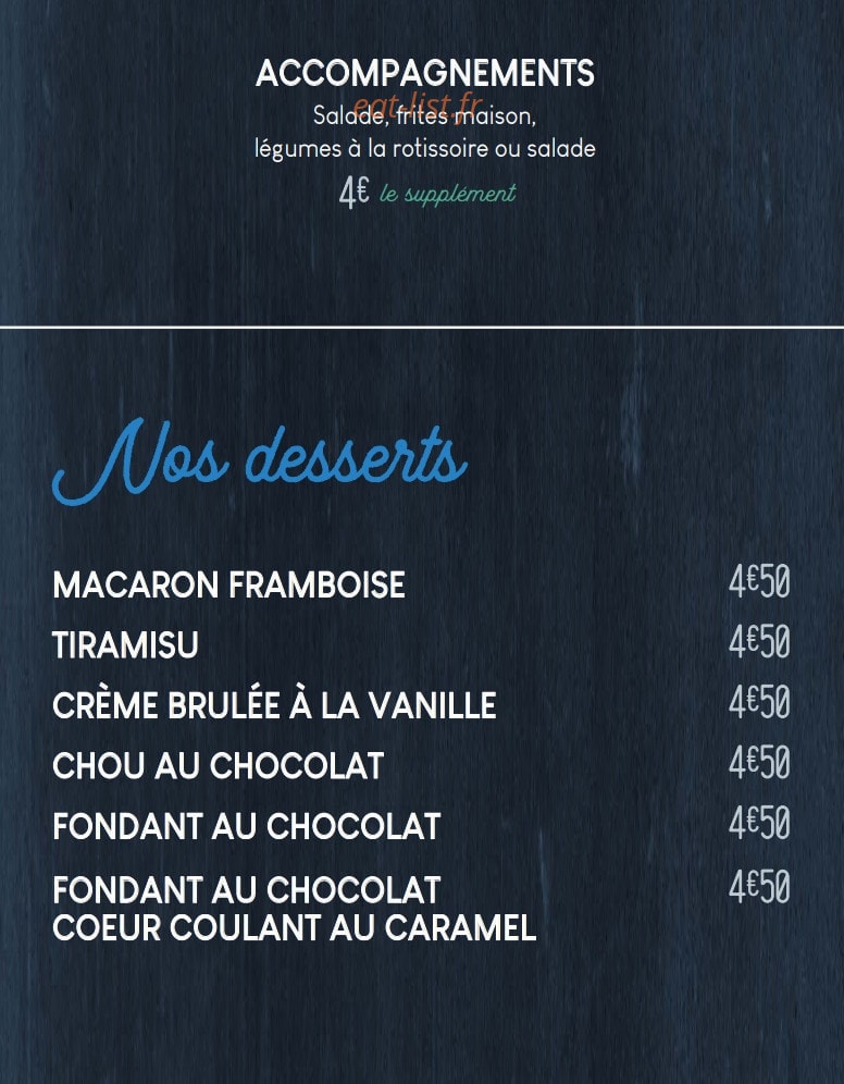 Cuit Cuit — carte page 3