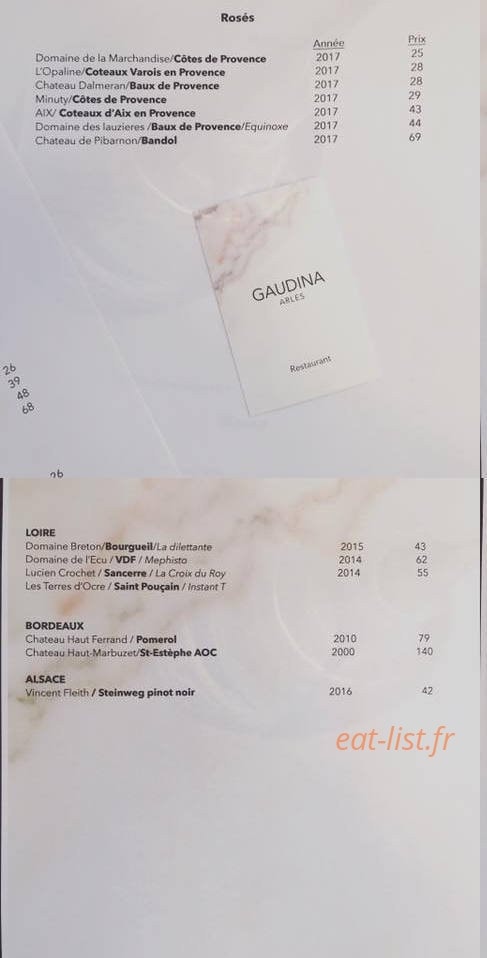 Gaudina — carte page 3