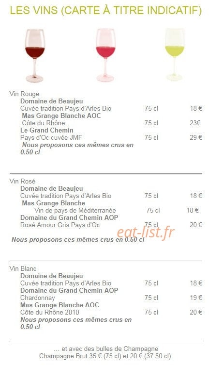 Hostellerie de la Source — carte page 3