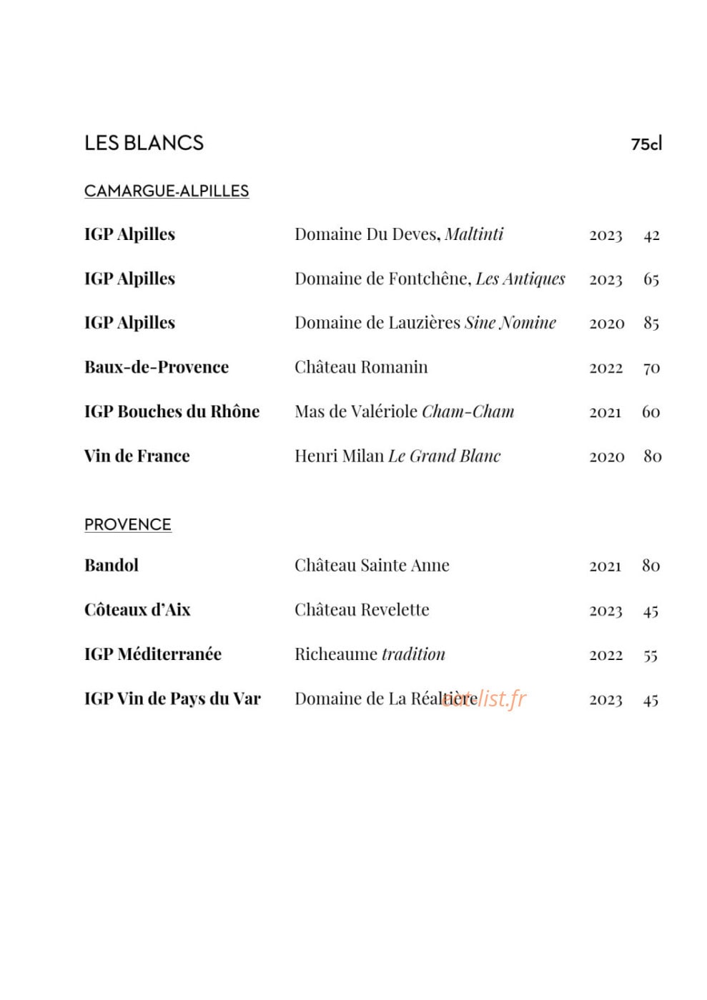 L'Arlatan — carte page 7