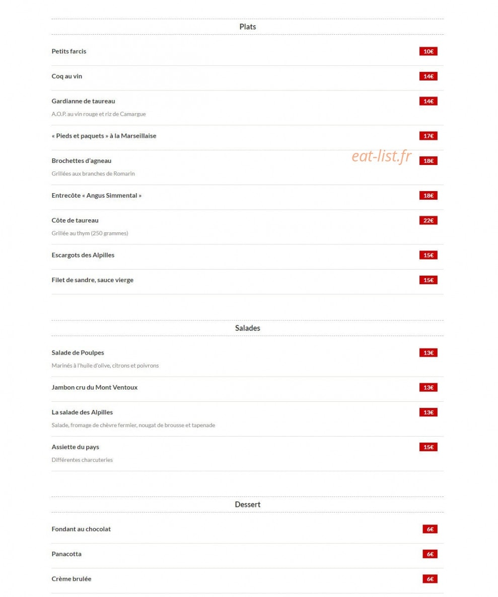 La Caravelle — carte page 2