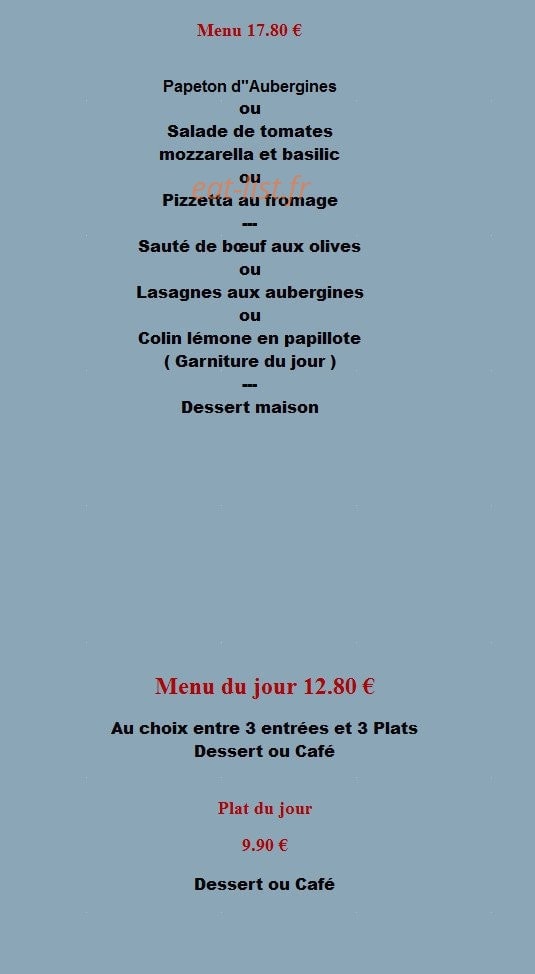 La Mamma — carte page 1