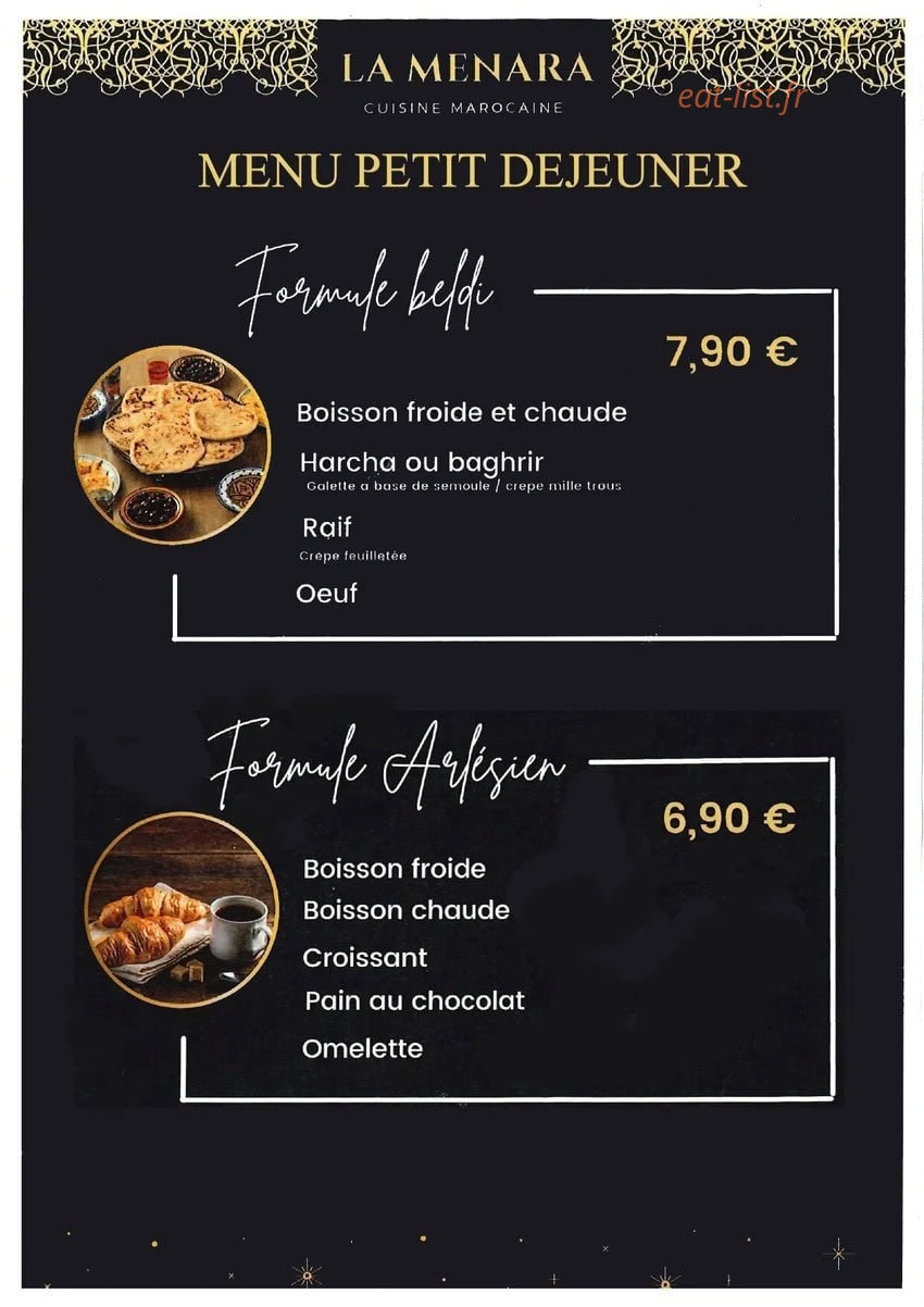 La Menara — carte page 1