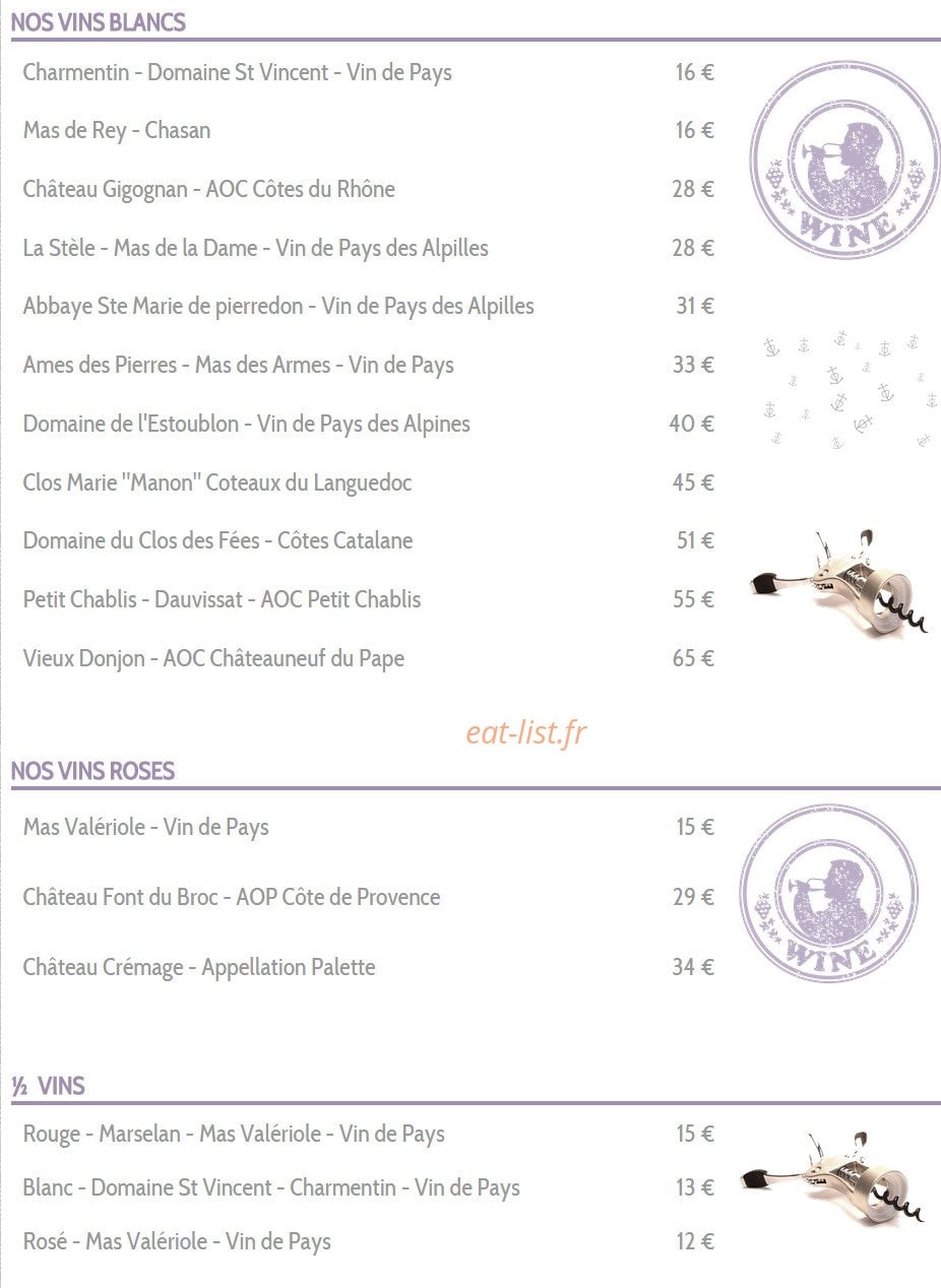 La Telline — carte page 3