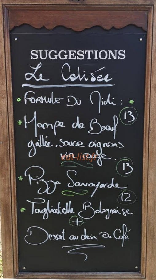 Le colisée — carte page 1