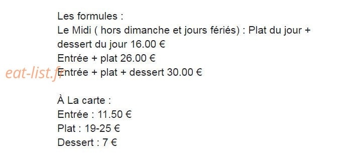 Le Criquet — carte page 1