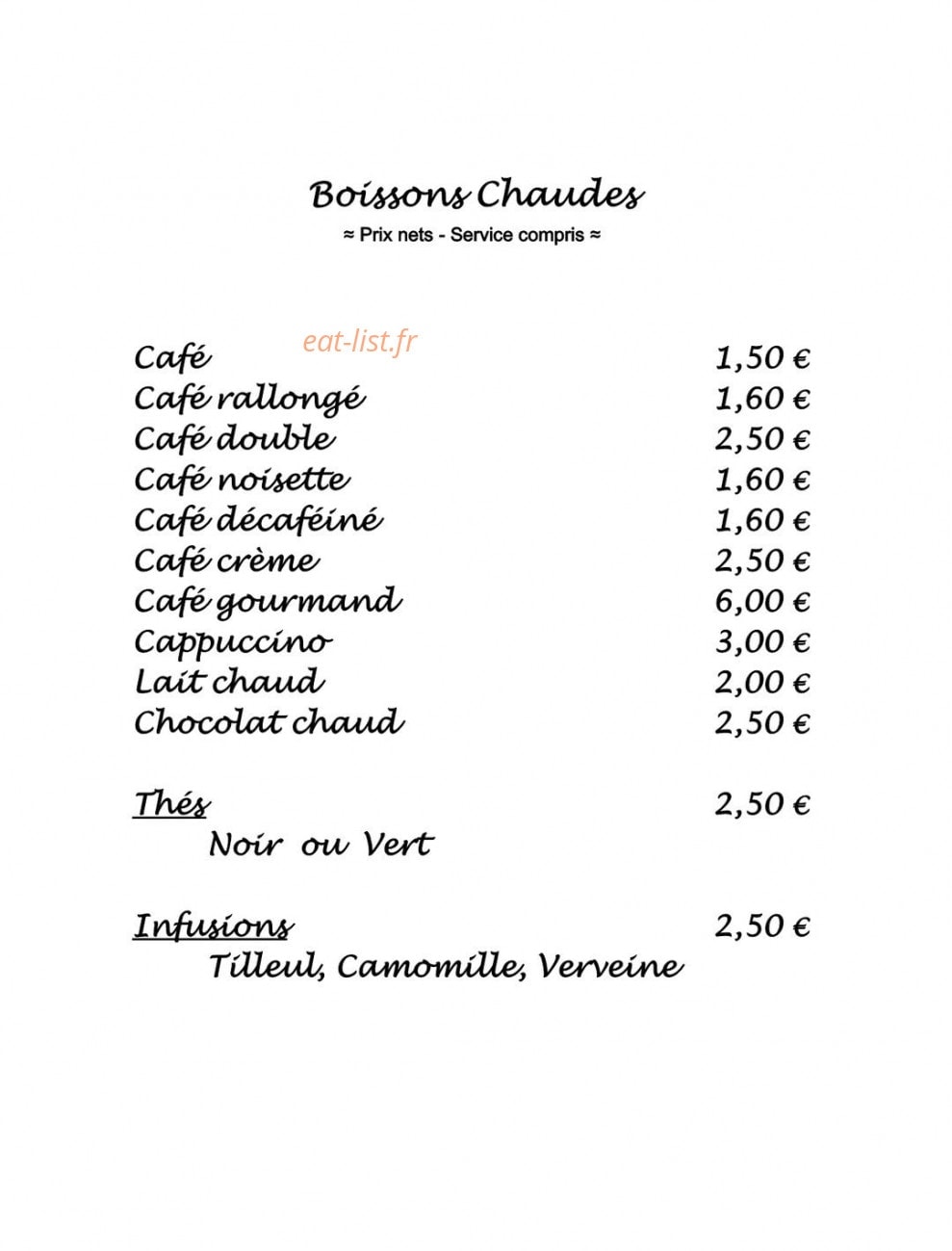 Le killian's — carte page 5