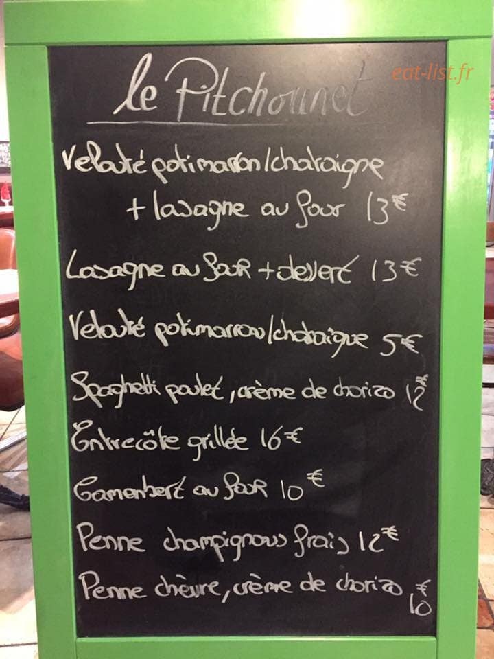 Le pitchounet — carte page 1