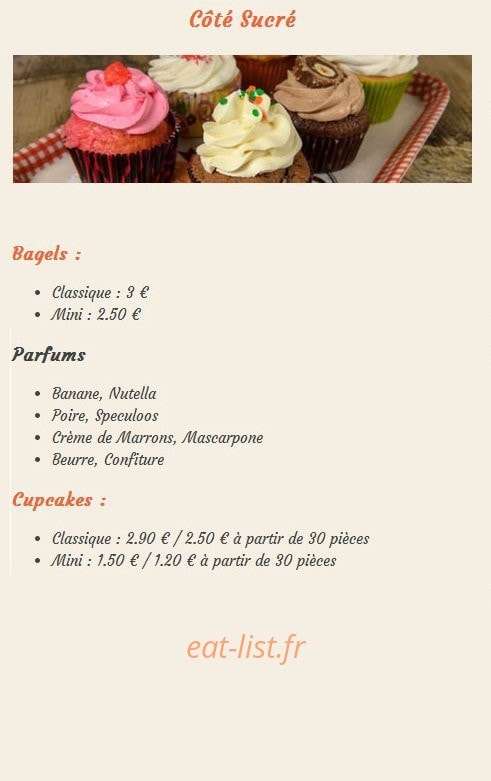 Le Prêt A Croquer — carte page 5