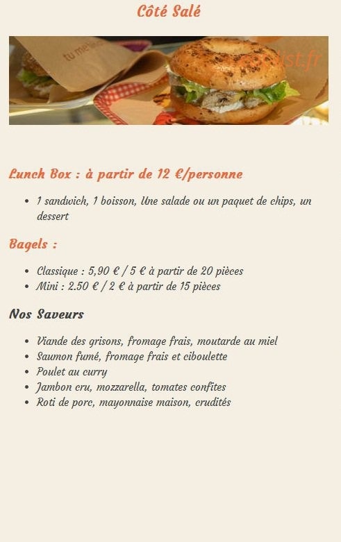 Le Prêt A Croquer — carte page 3