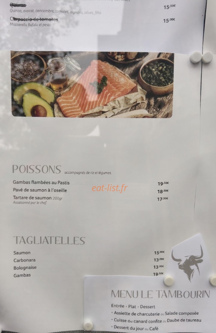Le Tambourin — carte page 3