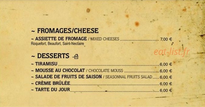 Le wilson — carte page 6