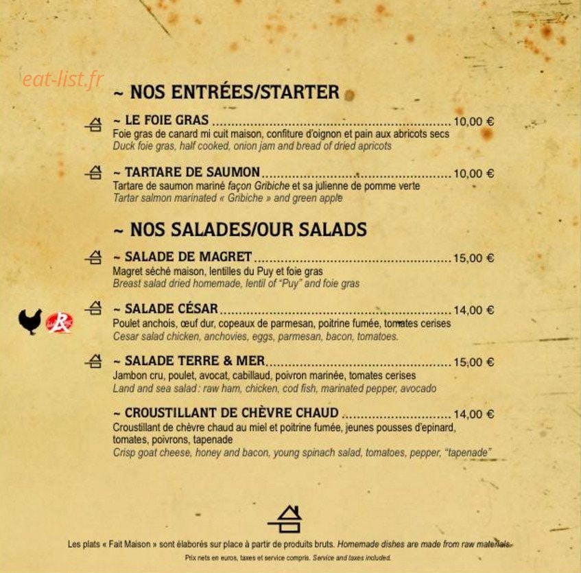 Le wilson — carte page 1
