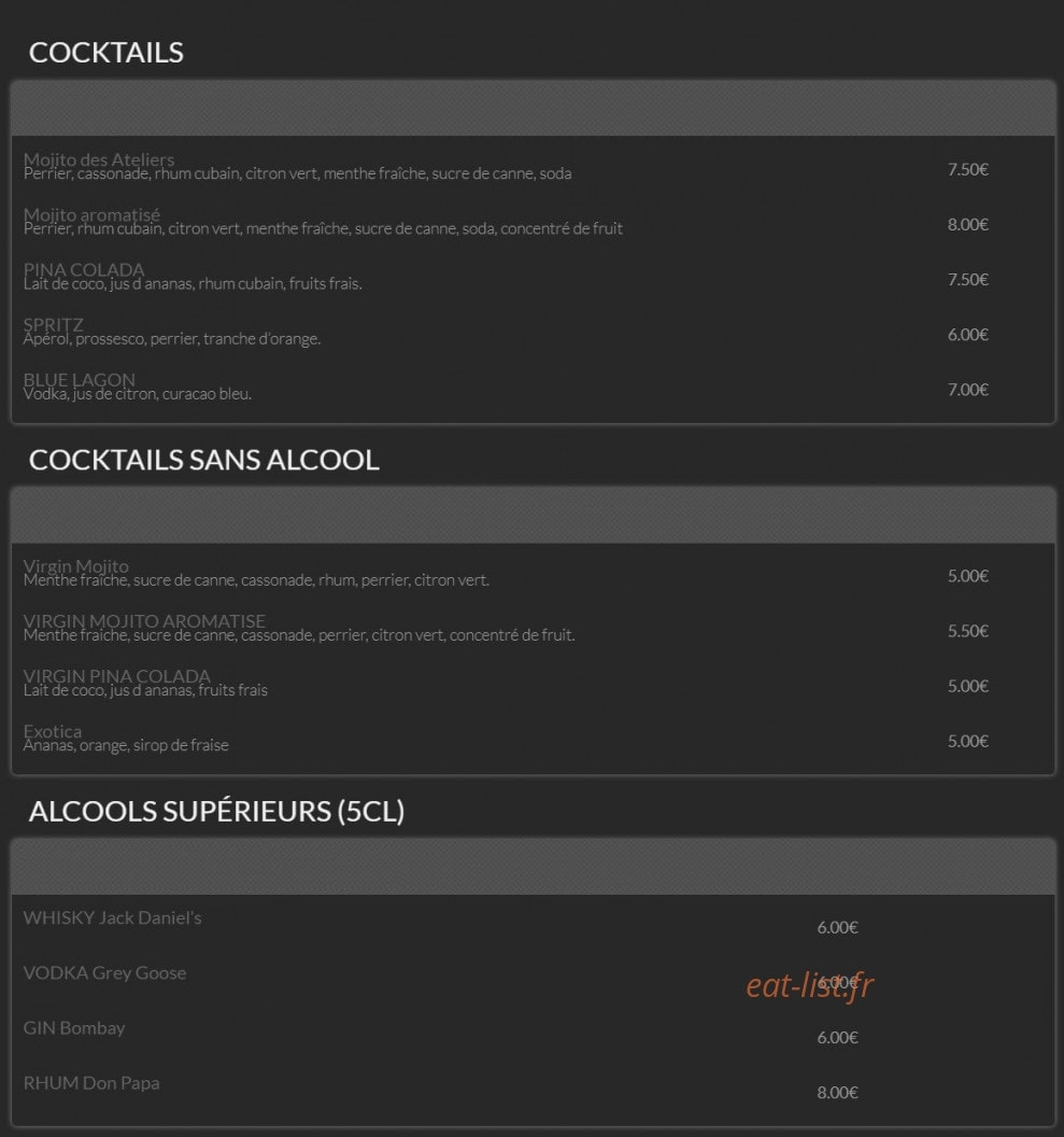 Les Ateliers — carte page 7