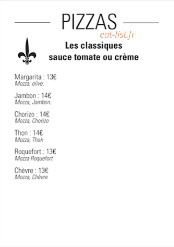Les Gourmands — carte page 2