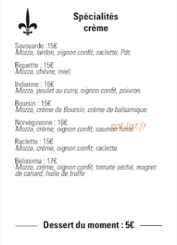 Les Gourmands — carte page 4