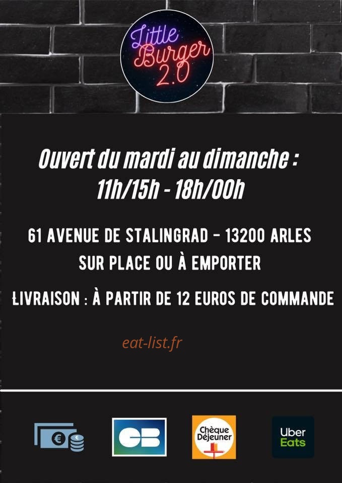 Little Burger 2.0 — carte page 4