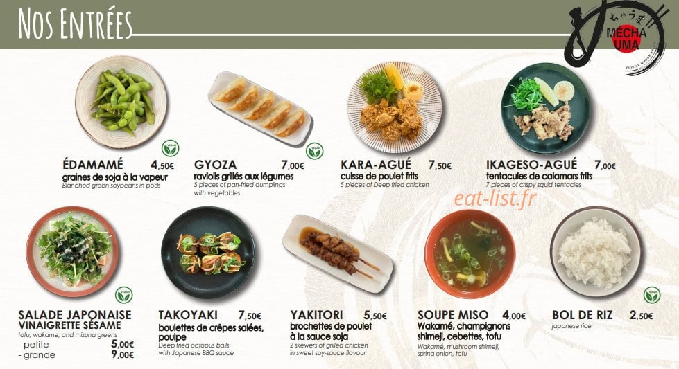 Mécha Uma — carte page 1