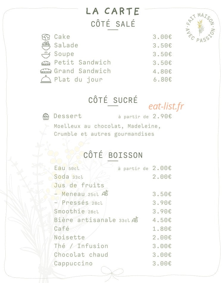 Mimosa — carte page 2