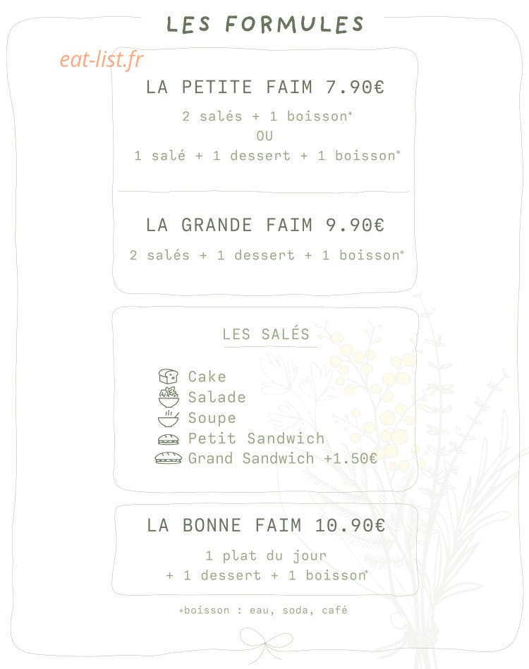 Mimosa — carte page 1