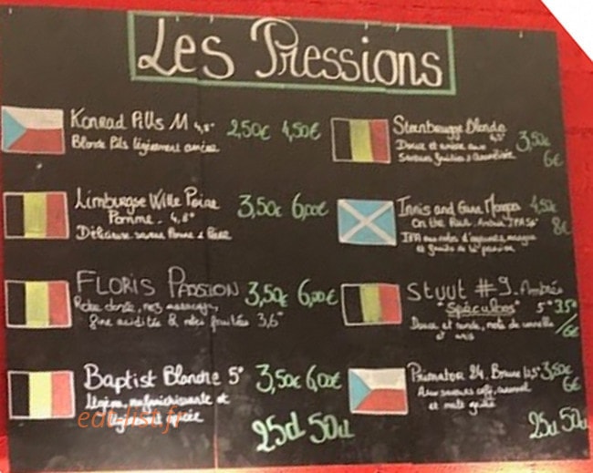 My Beers — carte page 2