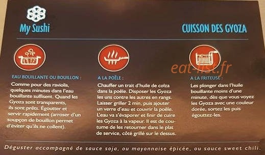 My sushi — carte page 7