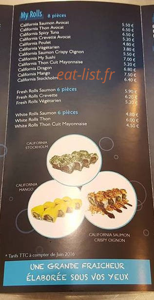 My sushi — carte page 4