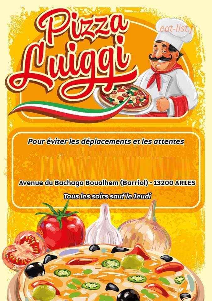 Pizza luiggi — carte page 1