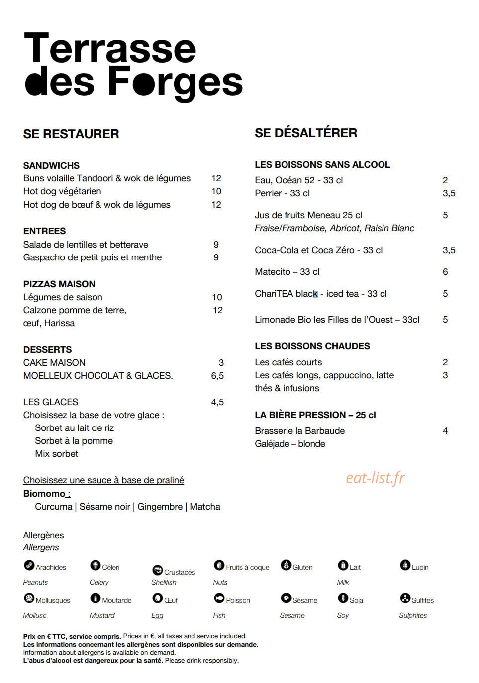 Terrasse des Forges — carte page 1