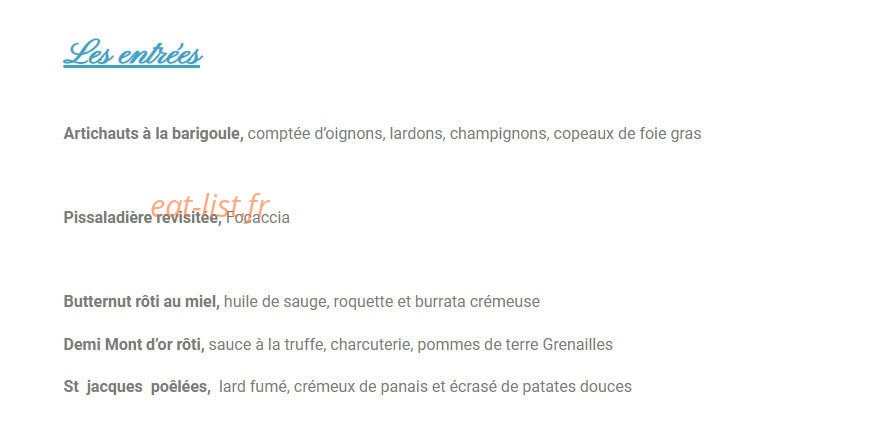 Grand Café Riche — carte page 1