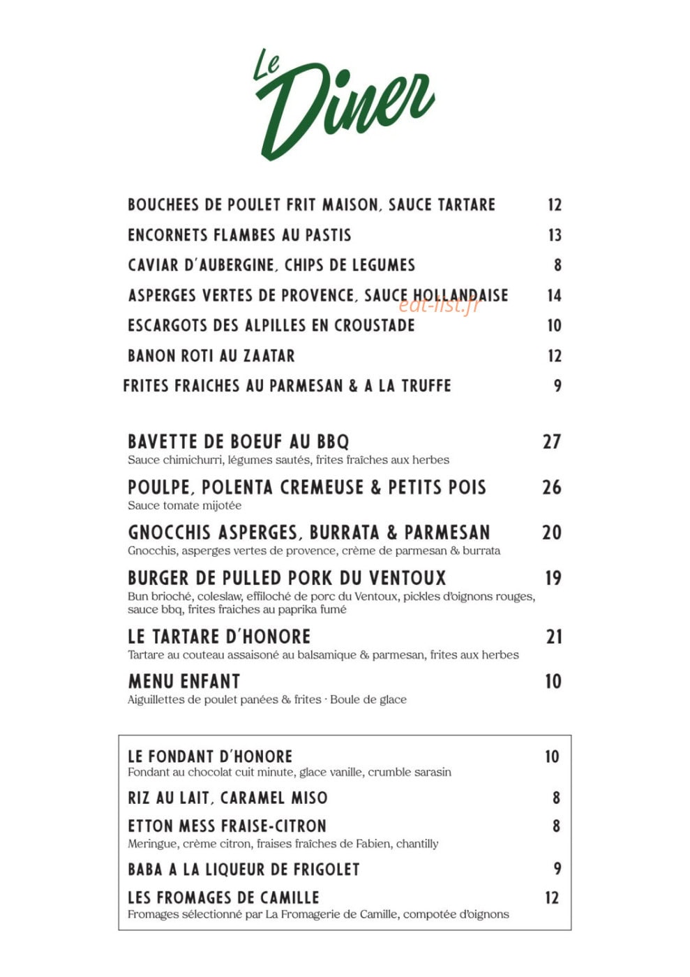 Honoré — carte page 4