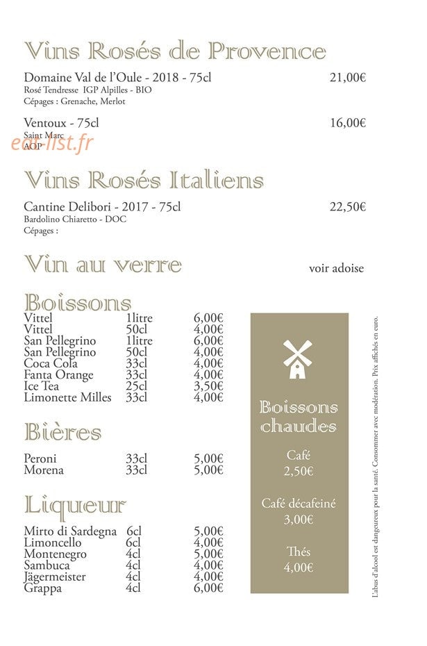 L'Antico Mulino — carte page 6