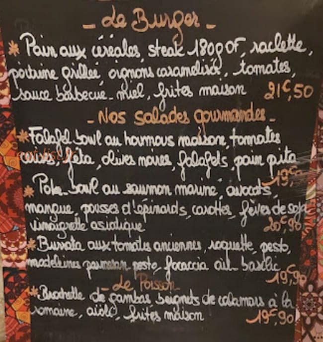 Le Goustarou — carte page 1