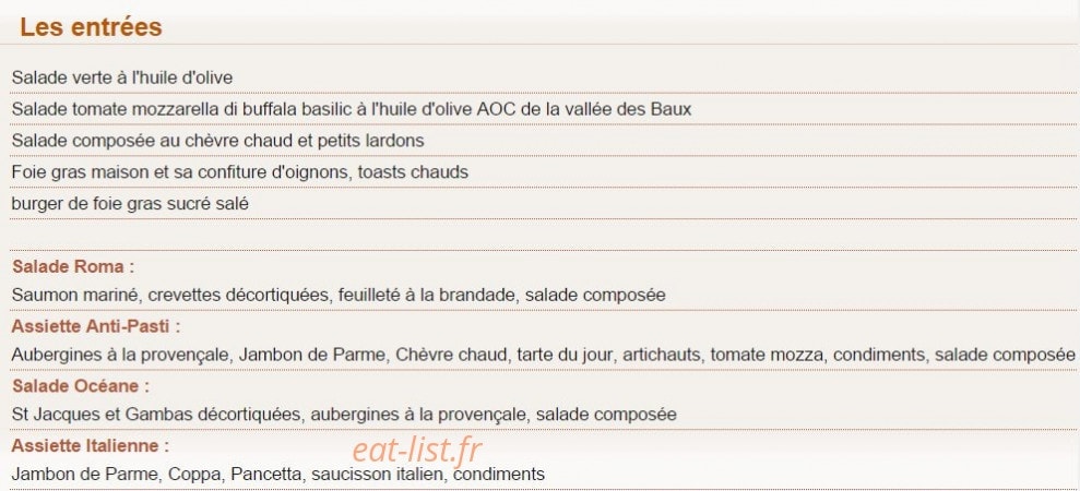 Le Roma — carte page 1