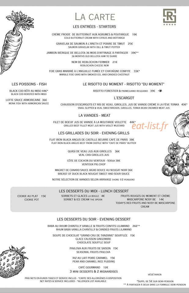 Le Saint-Rémy — carte page 1