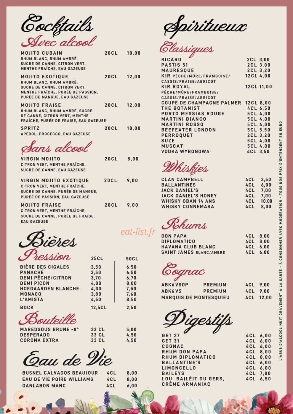 Les délices de c line b — carte page 5