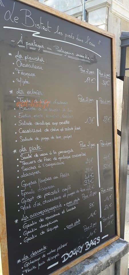 Les pieds dans l'eau — carte page 1