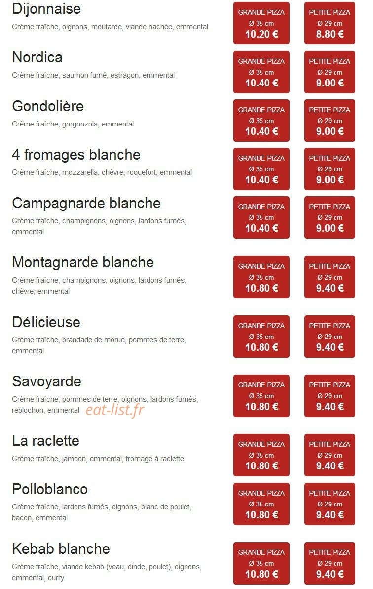 Pizza Kings — carte page 5