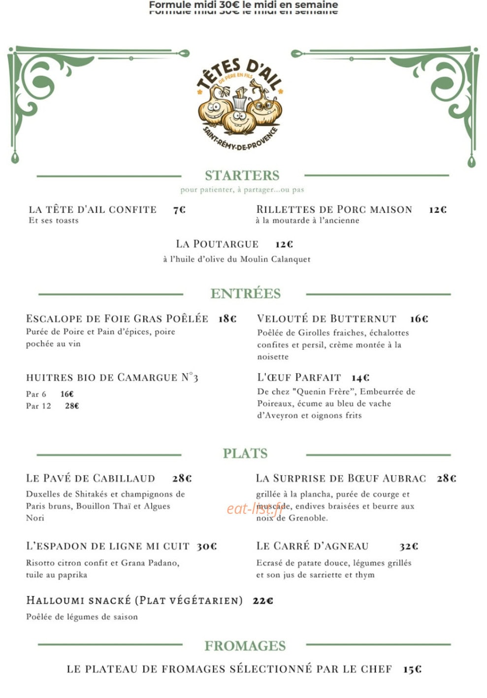 Têtes d'Ail — carte page 1
