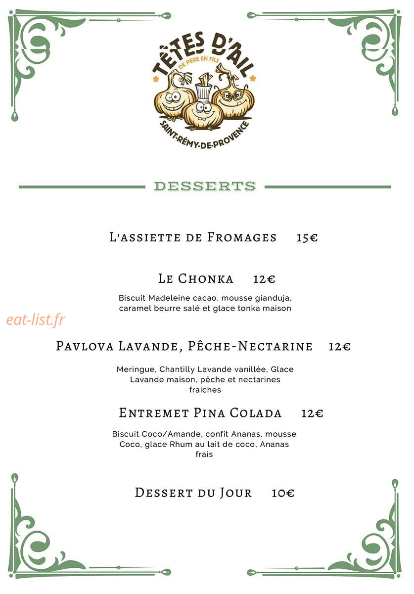 Têtes d'Ail — carte page 2