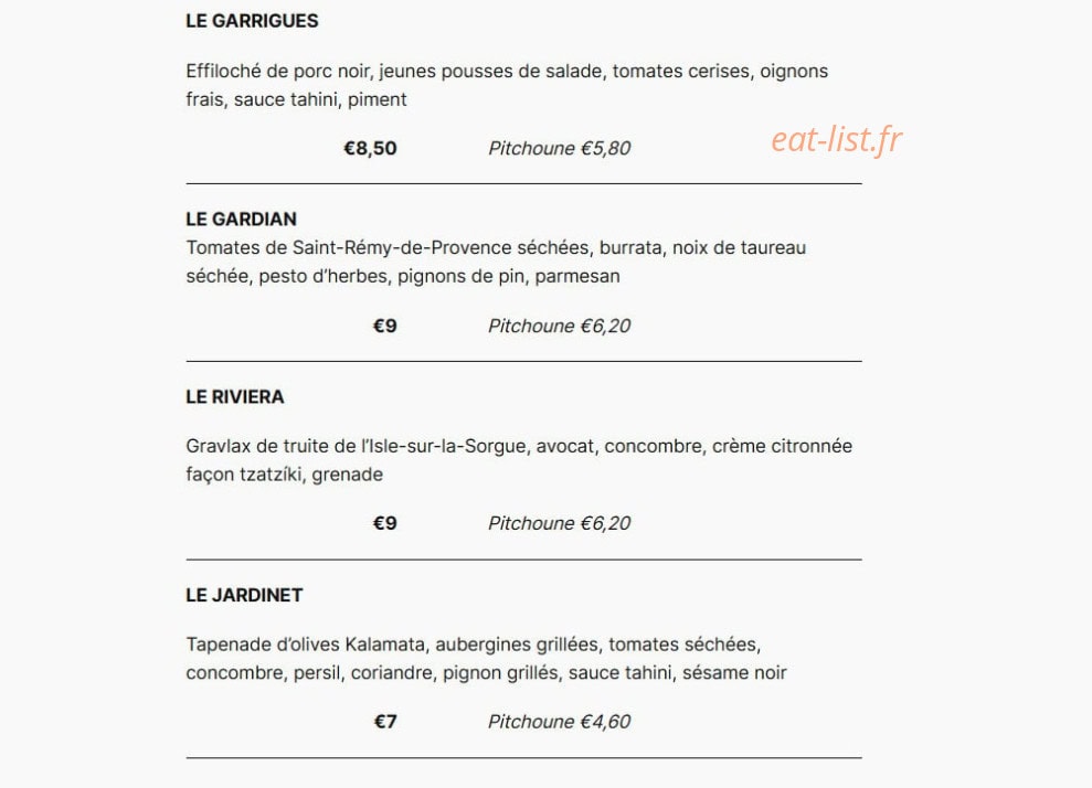 Tom & Joh — carte page 2