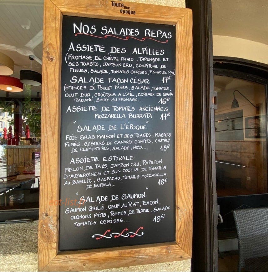 Toute une époque — carte page 1